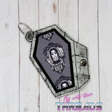 DIGITAL DOWNLOAD ITH Applique Coffin Wallet 3 SIZES INCLUDED