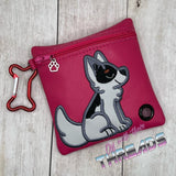 DIGITAL DOWNLOAD 5x5 ITH Applique Cattle Dog Waste Bag and 4x4 Stand Alone