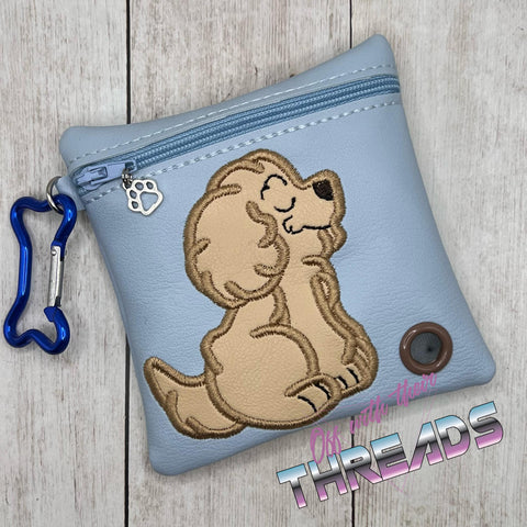 DIGITAL DOWNLOAD 5x5 ITH Applique Havanese Waste Bag and 4x4 Stand Alone