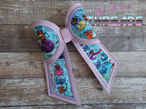 DIGITAL DOWNLOAD ITH Style 1 Applique Bow 4 SIZES INCLUDED 4x4 Friendly Option Included