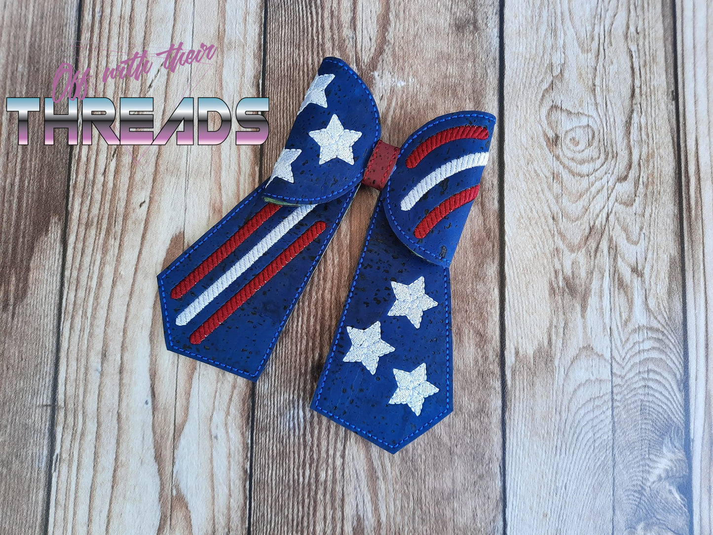 DIGITAL DOWNLOAD Rustic American Hair Bow 4 SIZES INCLUDED