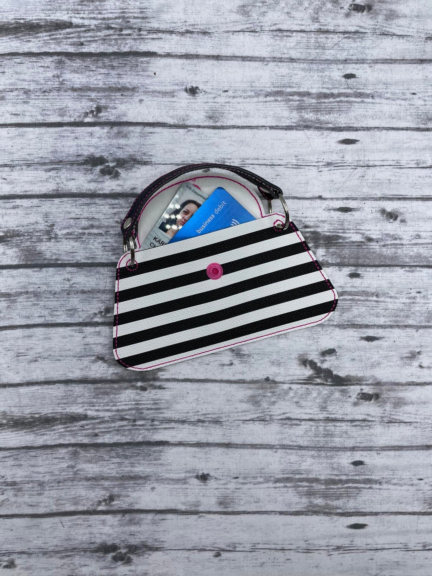DIGITAL DOWNLOAD ITH  Key Chain Purse Quarter Keeper 4 SIZES INCLUDED