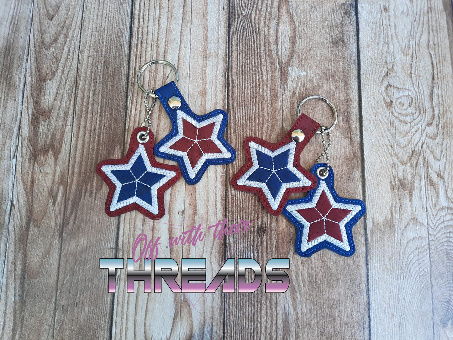 DIGITAL DOWNLOAD Applique Rustic American Snap Tab and Eyelet Set