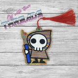 DIGITAL DOWNLOAD 4x4 Seam Reaper Bookmark Ornament Gift Tag