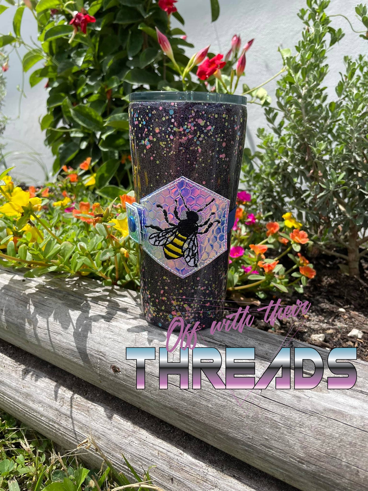 DIGITAL DOWNLOAD 4x4 Honey Bee Bottle Band