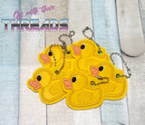 DIGITAL DOWNLOAD Applique Go F*** A Duck Clutch Zipper Bag Lined and Unlined Rubber Ducky Charm Included