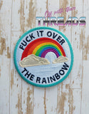 DIGITAL DOWNLOAD Over The Rainbow Patch 3 SIZES INCLUDED