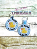 DIGITAL DOWNLOAD Go F*** A Duck Snap Tab and Eyelet Set