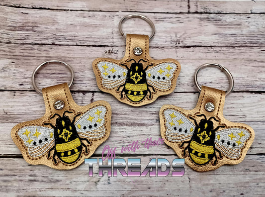 DIGITAL DOWNLOAD Honey Bee 2022 Snap Tab Key Chain