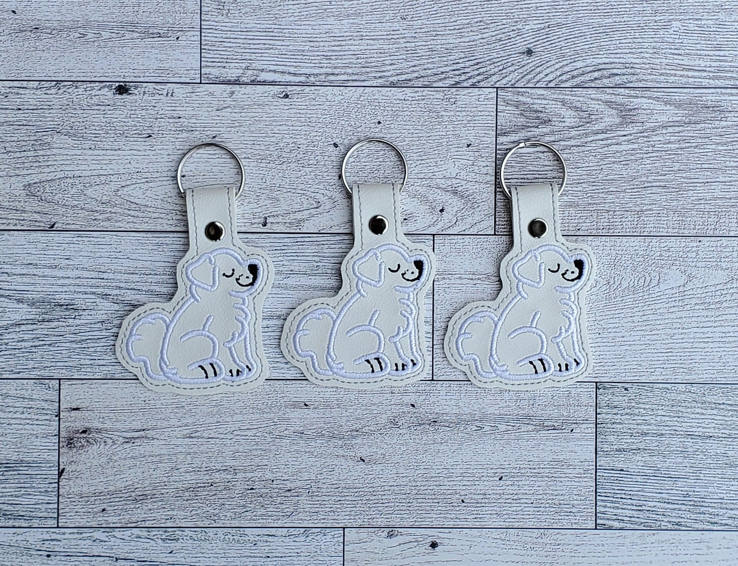 DIGITAL DOWNLOAD Great Pyrenees Snap Tab Key Chain