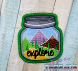 DIGITAL DOWNLOAD Explore Patch 3 SIZES INCLUDED