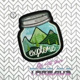 DIGITAL DOWNLOAD Explore Patch 3 SIZES INCLUDED