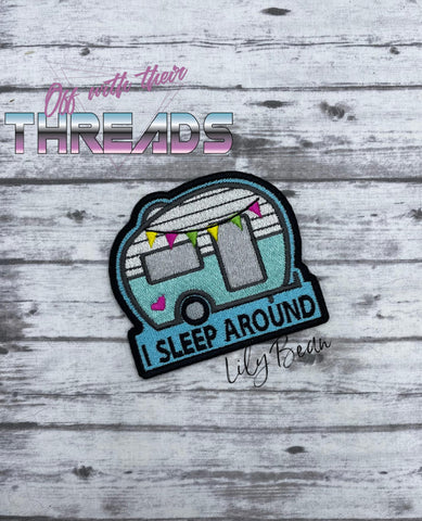 DIGITAL DOWNLOAD I Sleep Around Patch 3 SIZES INCLUDED