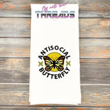 DIGITAL DOWNLOAD Antisocial Butterfly 3 SIZES INCLUDED