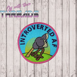 DIGITAL DOWNLOAD Introverted Emu Patch 3 SIZES INCLUDED 2 OPTIONS