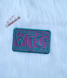 DIGITAL DOWNLOAD Witch Patch 3 SIZES INCLUDED