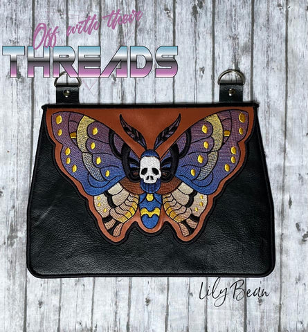 DIGITAL DOWNLOAD Death Moth Envelope Clutch  Lined and Unlined