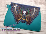 DIGITAL DOWNLOAD Death Moth Envelope Clutch  Lined and Unlined