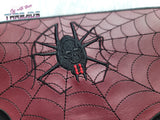 DIGITAL DOWNLOAD Applique Arachnid Spider Web Envelope Clutch  Lined and Unlined