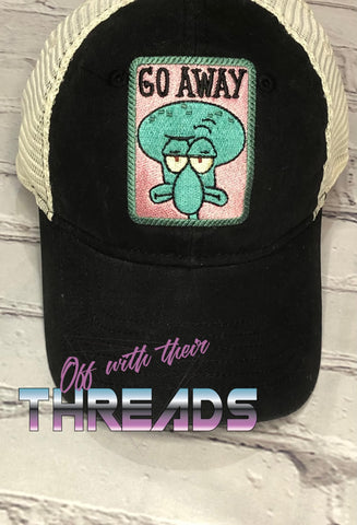 DIGITAL DOWNLOAD Go Away Patch 3 SIZES