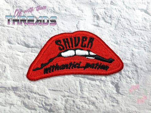 DIGITAL DOWNLOAD Rocky Lips Patch 3 SIZES INCLUDED