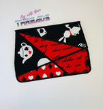 DIGITAL DOWNLOAD Applique Envelope Clutch Style 2 Lined and Unlined