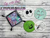 DIGITAL DOWNLOAD NBC Reusable Makeup Pad and Applique Tray Set INCLUDES 2 SIZES AND 4 WIPE DESIGNS