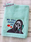 DIGITAL DOWNLOAD No You Hang Up First Halloween Design 4 SIZES INCLUDED