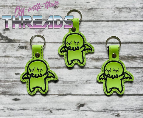 DIGITAL DOWNLOAD 4x4 Cthulhu Snap Tab and Eyelet Set