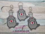 DIGITAL DOWNLOAD 4x4 Nurse Kitty Snap Tab ITH