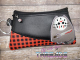 DIGITAL DOWNLOAD Jason Kitty Clutch Applique Zipper Bag Lined and Unlined