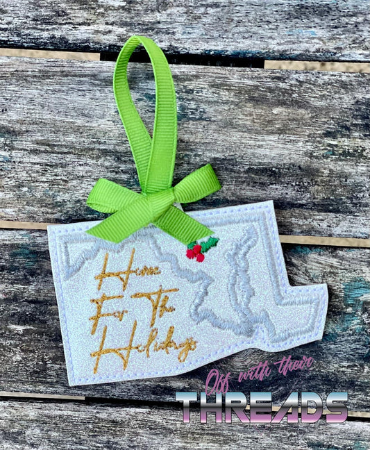 DIGITAL DOWNLOAD Maryland State Bookmark Ornament Gift Tag