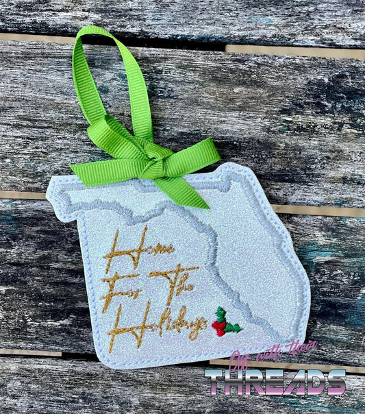 DIGITAL DOWNLOAD Florida State Bookmark Ornament Gift Tag