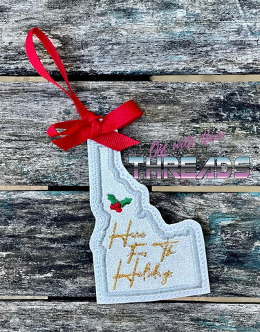 DIGITAL DOWNLOAD Idaho State Bookmark Ornament Gift Tag