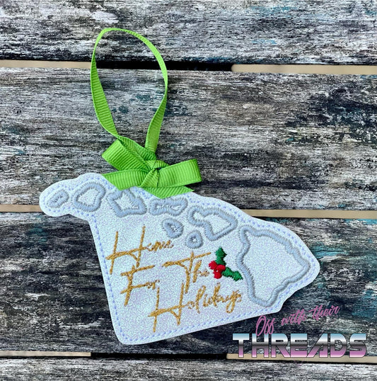 DIGITAL DOWNLOAD Hawaii State Bookmark Ornament Gift Tag