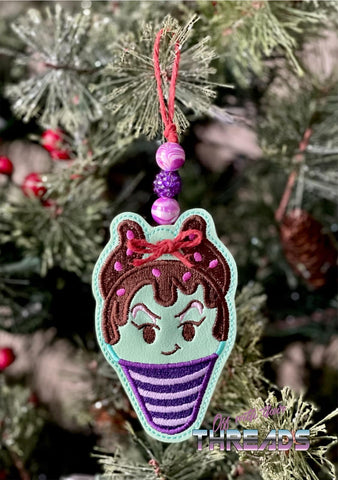 DIGITAL DOWNLOAD Sorceress Ice Cream Cone Bookmark Ornament Gift Tag