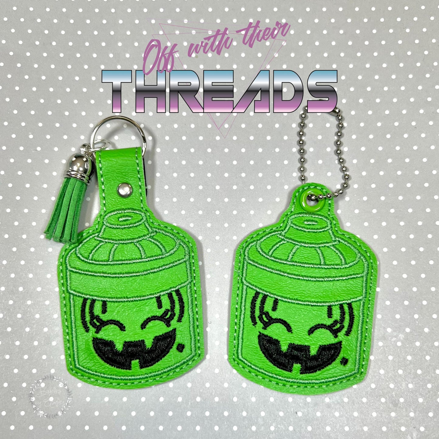 DIGITAL DOWNLOAD Witch Boo Bucket Snap Tab and Eyelet Set