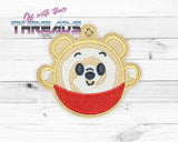 DIGITAL DOWNLOAD Honey Bun Bear Bookmark Ornament Gift Tag