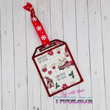DIGITAL DOWNLOAD Card Holder Pocket Ornament and Gift Tag