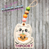 DIGITAL DOWNLOAD Spooky Kitty Bookmark Ornament Gift Tag