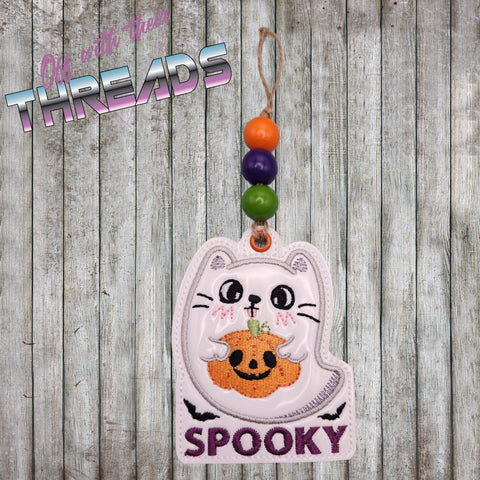 DIGITAL DOWNLOAD Spooky Kitty Bookmark Ornament Gift Tag