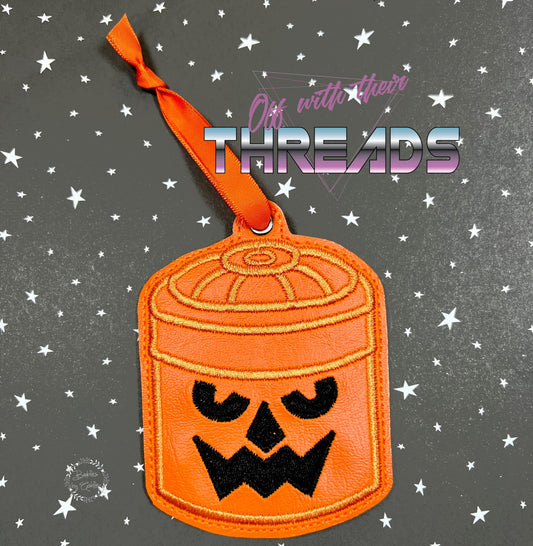 4x4 DIGITAL DOWNLOAD Trick or Treat Pumpkin Bucket Bookmark Ornament