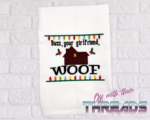 DIGITAL DOWNLOAD Buzz, Your Girlfriend WOOF! Home Alone 4 SIZES INCLUDED