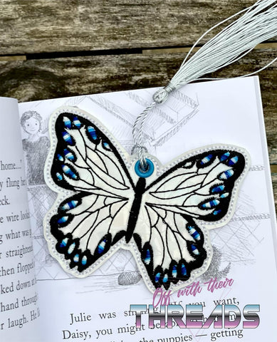 DIGITAL DOWNLOAD Butterfly Style 2 Bookmark Ornament Gift Tag