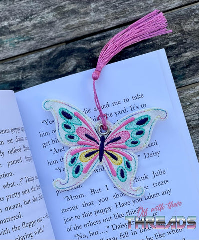 DIGITAL DOWNLOAD Butterfly Style 3 Bookmark Ornament Gift Tag