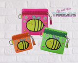 DIGITAL DOWNLOAD Applique Chubby Bee Bag Set 3 SIZES INCLUDED
