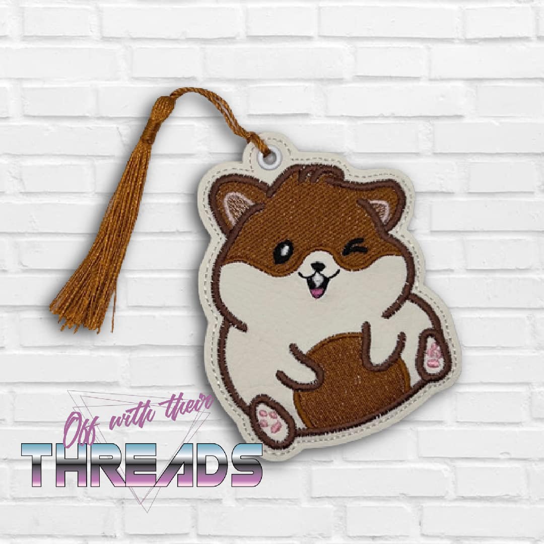 DIGITAL DOWNLOAD Chonky Hamster Bookmark Ornament Gift Tag