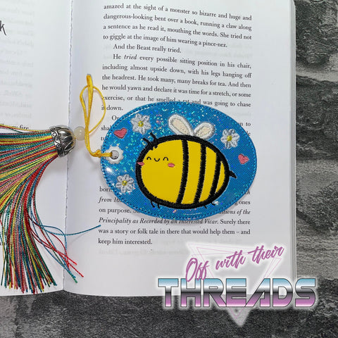 DIGITAL DOWNLOAD Chubby Bumble Bee Bookmark Ornament Gift Tag