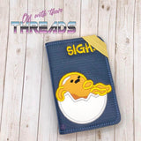 DIGITAL DOWNLOAD Applique Sigh Egg Mini Comp Book Cover