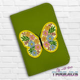 DIGITAL DOWNLOAD Applique Floral Butterfly Mini Comp Book Cover